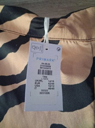 Pantalones de pijama estampado cebra