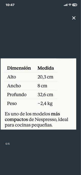Cafetera deLonghi Nespresso