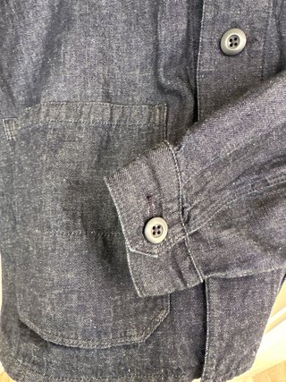 Chaqueta tejana Uniqlo azul