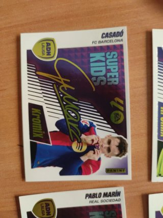 Colección de cromos de fútbol Super Kids