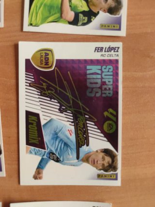 Colección de cromos de fútbol Super Kids