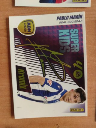 Colección de cromos de fútbol Super Kids
