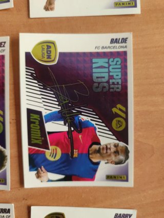 Colección de cromos de fútbol Super Kids
