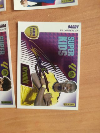 Colección de cromos de fútbol Super Kids