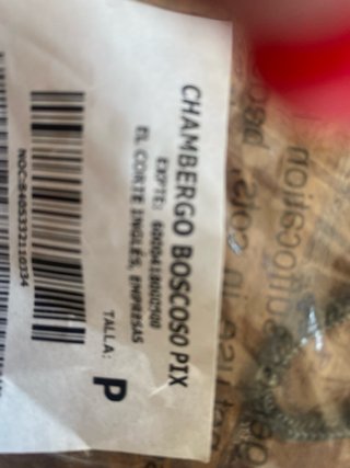 Chambergo boscoso pixelado Talla S