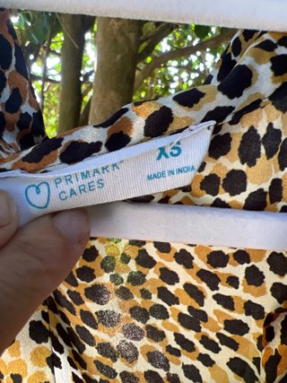 Conjunto estampado leopardo talla xs pero y S