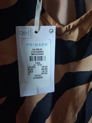 Top pijama estampado cebra