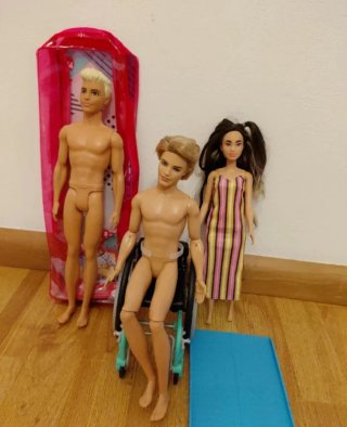 Lotto Bambole Barbie e Ken