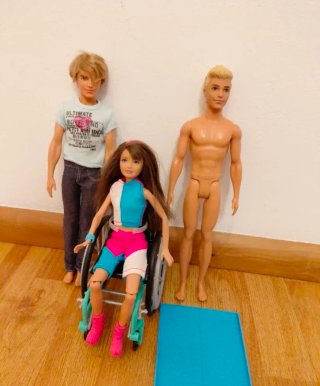 Lotto Bambole Barbie e Ken