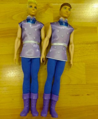 Lotto Bambole Barbie e Ken