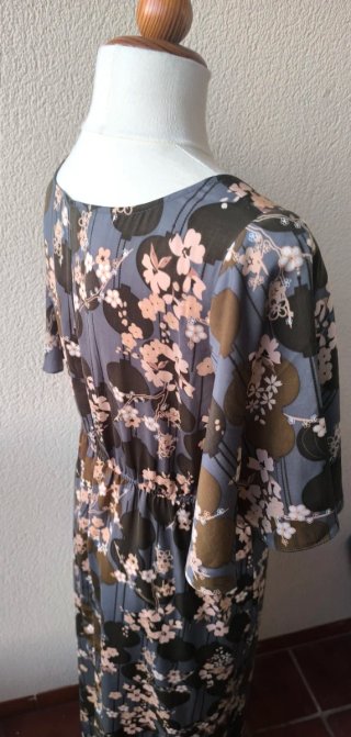 Vestido largo estampado SURKANA