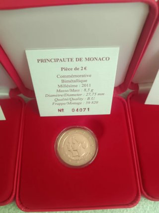 Mónaco 2€ Conmemorativa 2011