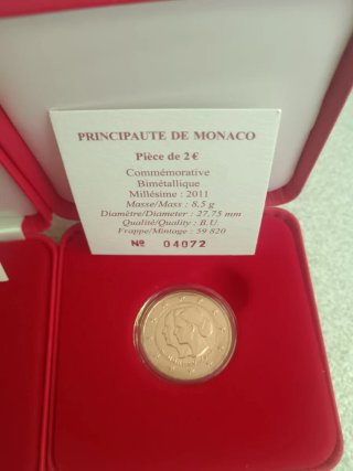 Mónaco 2€ Conmemorativa 2011