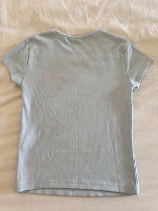 Bershka Crop Top Azul Talla S