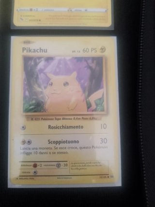 Lotto 4 Carte Pokemon Pikachu