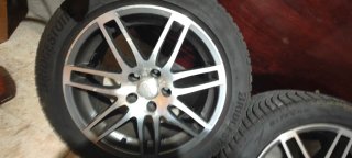 Llantas Audi 5x112 con neumáticos invierno