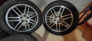 Llantas Audi 5x112 con neumáticos invierno