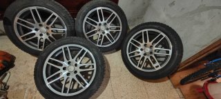 Llantas Audi 5x112 con neumáticos invierno