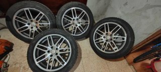 Llantas Audi 5x112 con neumáticos invierno