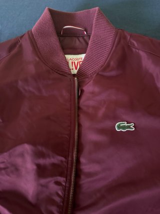 Chaqueta Bomber Lacoste Granate