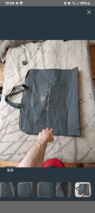 Funda Porta Trajes Massimo Dutti Gris