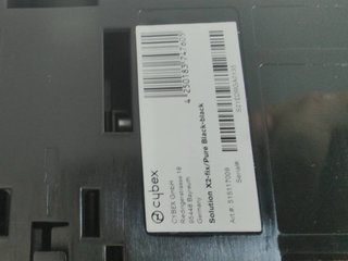 Silla coche Cybex Solution X-Fix Negra