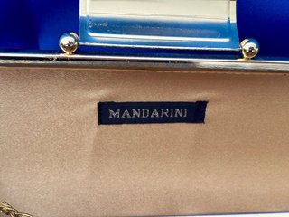 Bolso fiesta dorado clutch cadena