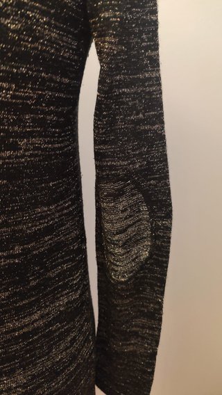 Vestido negro y dorado