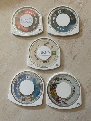 Lote 5 Juegos PSP UMD