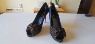 Conjunto Zapatos y Bolso Fiesta Negro