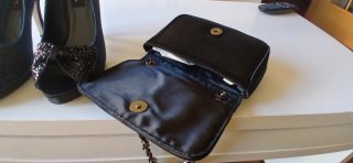 Conjunto Zapatos y Bolso Fiesta Negro