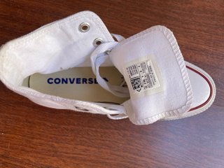 Converse All Stars Blancas Talla 36.5