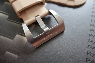Correa caucho Accordion Beige para Panerai 26mm