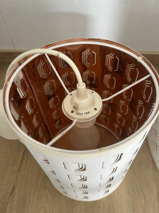 Lámparas colgantes Ikea blancas
