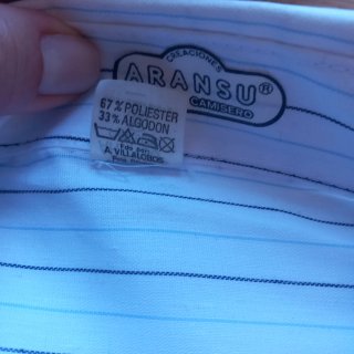 Camisa Caballero Manga Corta Talla 43 CON ETIQUETA