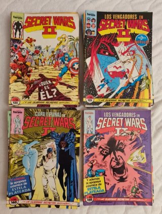 Lote cómics Marvel Secret Wars I y II (1985)