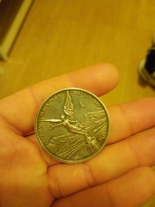 Onza de Plata Pura 1997 Estados Unidos Mexicanos