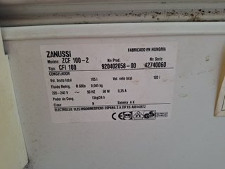 Arcón Congelador Horizontal Zanussi