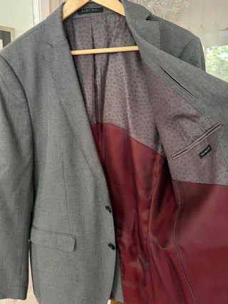 Americana Zara Man Gris Hombre