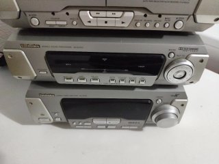 Equipo de música Technics plata
