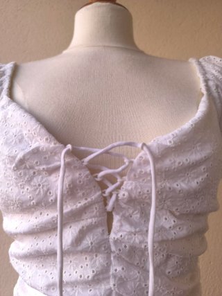 Vestido blanco Guess corto