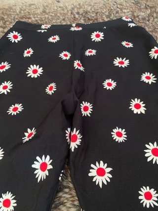 Pantalone  negros Juana Rodriguez estampado flores