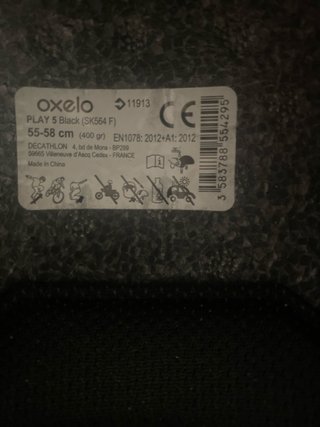 Casco equitación.