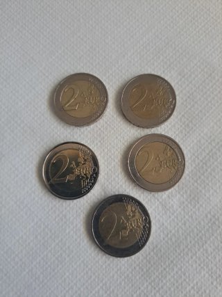 Lote de 5 monedas conmemorativas
