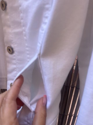 Cazadora vaquera blanca Only talla 36