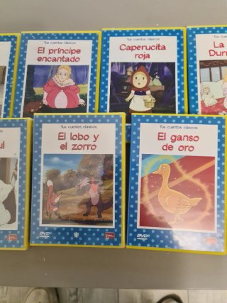 Lote 10 DVD Cuentos Clásicos Infantiles