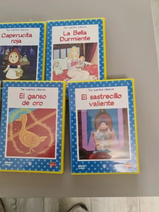 Lote 10 DVD Cuentos Clásicos Infantiles