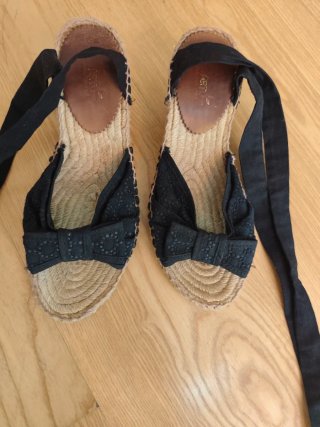 Sandalias esparto mujer