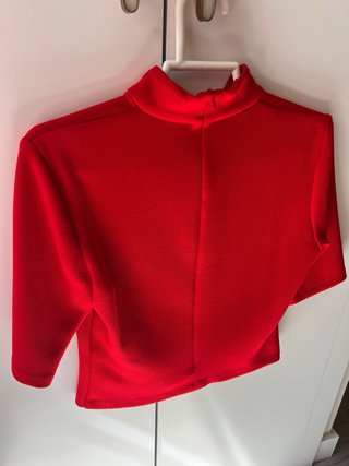 Conjunto Top y Minifalda Zara Rojo.