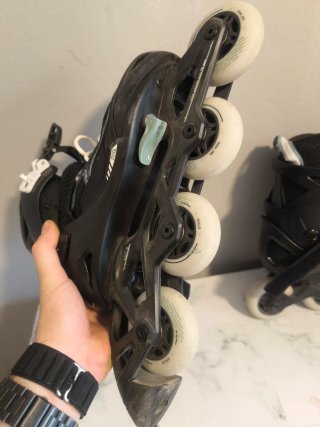 Patines en línea Oxelo negros 35 a 38 extensibles